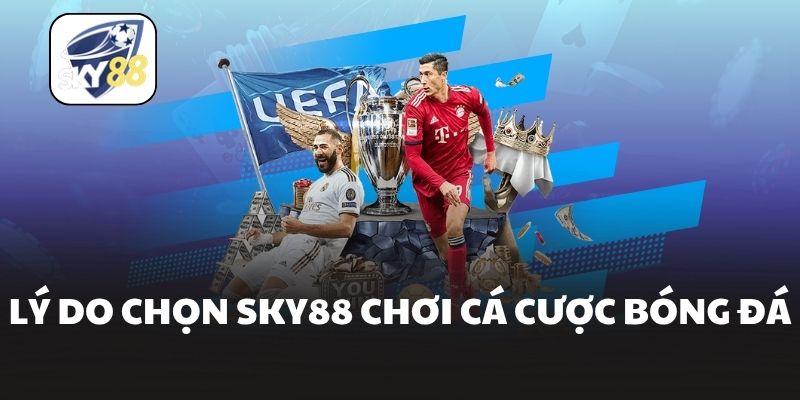 Lý do chọn Sky88 chơi cá cược bóng đá
