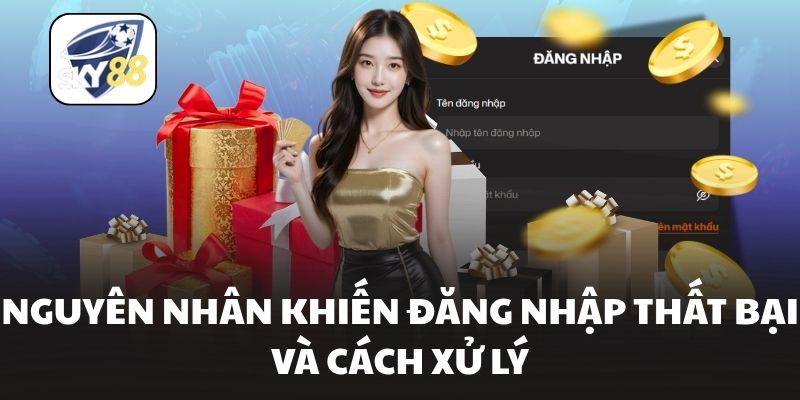 Nguyên nhân khiến đăng nhập thất bại và cách xử lý
