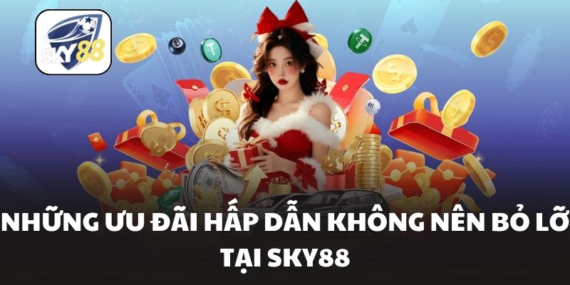 Những ưu đãi hấp dẫn không nên bỏ lỡ tại Sky88